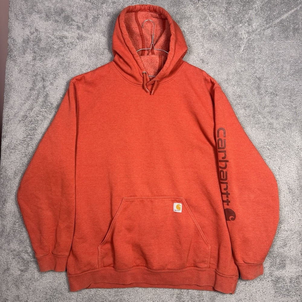 Carhartt Hoodie Men 2XLT Tall K288 Loose Fit Midweight Workwear Utility TS0288-M